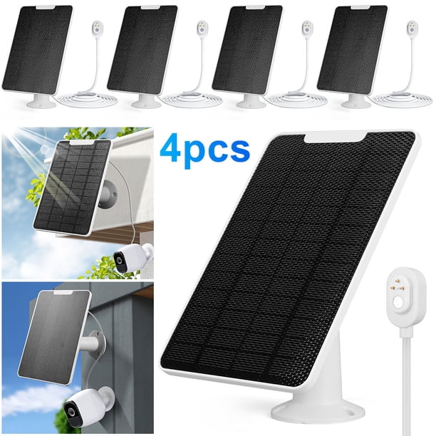 Cable Cargador Panel Solar Magnético 10 W para Cámara Exterior Arlo Ultra 2 (2 Unidades)