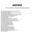 thumbnail image 2 of CMX Rear Ceramic Disc Brake Pads CMX-D1057 for Car Dodge Chrysler 300 Charger Challenger Magnum Avenger, 2 of 9