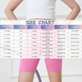 thumbnail image 2 of breaise 6 Pack Toddler Girls Dance Shorts Girls Bike Short Breathable Summer Soild Ribbed Shorts, 2 of 3
