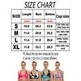 thumbnail image 2 of Women's Anti-pilling Bra Sports Bra Full Figure Removable Padded Wirefree X-Back Sports Bra Yoga Bralette Top, 2 of 8