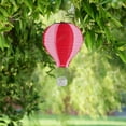 thumbnail image 5 of Alpine Corporation Solar Red/Pink Cloth Hot Air Balloon with Flame LED Lights, 5 of 5