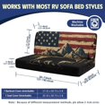 thumbnail image 7 of HUISEFOR Mountain Bear RV Couch Covers for Sofa Bed 2 Piece Non-Slip Stretchable Jackknife Couch Slipcovers, 1 Backrest Cover & 1 Seat Cover, Pet Friendly & Wrinkle Free, 7 of 7