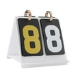 thumbnail image 4 of Vsenkes Card Board Game Scoreboard Flip Number Score Keeper Desktop Compact Acrylic Manual Large Numbers Scoring Marker Score Counter White, 4 of 9