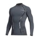 thumbnail image 1 of Traje de baño suave para hombre, camiseta de manga larga para natación, buceo, surf, natación, camisetas para Gris Cola Traje de baño para hombres, 1 of 6