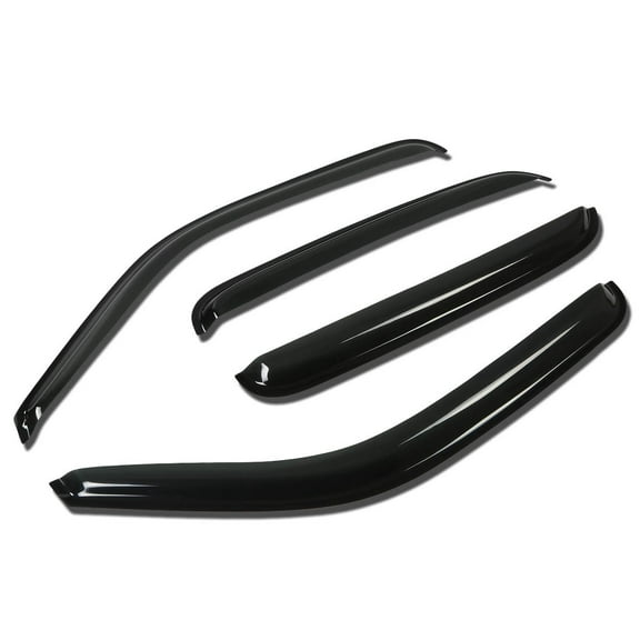 DNA Motoring For 00-06 Tahoe Yukon 4Dr Smoke Tint Window Visor Wind Deflector Vent Rain Guard
