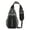 Black, variant on Mepaouo Women Men Sling Bag RFID Blocking Sling Backpack Crossbody Chest Bag Daypack for Hiking Travel