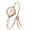 Pearl-White, variant on Watches Women Analog Quartz Watch Mosaic with Diamonds Bracelet Dress Watch for Female Waterproof Wristwatch with Rose Gold Bracelet