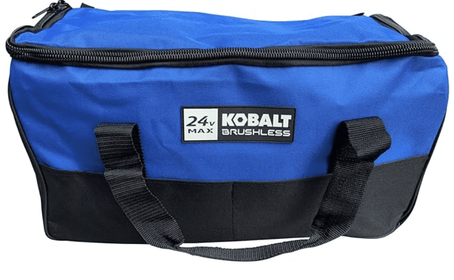 18-Inch Tool Bag Dimensions 18" X 10" X 8" compatible with Kobalt 24V tools