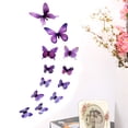 thumbnail image 2 of RYRDWP 3D DIY Stickers Butterfly Wall Sticker Home Decor Room Decorations New, 2 of 2
