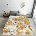 thumbnail image 5 of Sikiie Groovy Floral Ultra-Soft Micro flannel Blanket Luxury All Seasons Warm Blanket for Bedding Sofa and Travel (4 sizes)-40"x30", 5 of 7