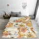 thumbnail image 5 of Balery Groovy Floral Manta de Felpa Suave y Acogedora – Cobija de Franela Aterciopelada para Cama, Lavable y Cálida para Sofá, Mascotas, Transpirable-40"x30", 5 of 7