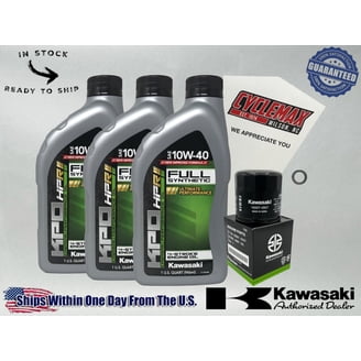 Cyclemax Full-Synthetic KPO Oil Change Kit for Kawasaki NINJA 500