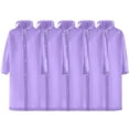 thumbnail image 1 of Poncho de Pluie pour Femmes et Hommes, Ensemble Réutilisable 5 Pcs, Coupe-Vent Imperméable, Imperméable à Capuche Léger et Cape, Pliable pour Activités Extérieures, Voyage, Randonnée, 1 of 8