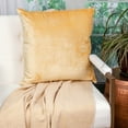 thumbnail image 6 of Parkland Collection Danbury Transitional Yellow Solid Pillow Cover With Down Insert, 6 of 6