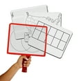 thumbnail image 2 of KleenSlate Customizable Handheld Whiteboards with Clear Dry Erase Sleeves & Markers, Class Set of 36, 2 of 3