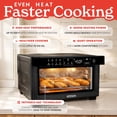 thumbnail image 3 of Gourmia 4-Slice Air Fryer Toaster Oven — Digital Countertop Oven with 12 Presets, Stainless Black, 3 of 10