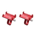 thumbnail image 4 of maskred Aluminum Alloy Mobile Phone Holder for Smartphone 3.5-6.2 inch Mobile Cell Phone Bike Handlebar Mount Bracket Racks red 2Set, 4 of 6