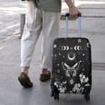 thumbnail image 3 of Black Gothic Sun Moon Flower Pattern Luggage Cover Fashion Suitcase Cover Baggage Covers Fit 25-28 Inch Luggage (Go Travel), 3 of 5