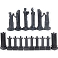 thumbnail image 4 of Ebros Frank Lloyd Wright Midway Gardens White and Black Sprites Chess Pieces Set, 4 of 6