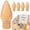 10 PCS, variant on CLIQKWEN Unfinished Wooden Christmas Light Bulb Ornaments - DIY Paintable Craft Decor for Home Classroom and Craft Fairs