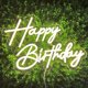 thumbnail image 1 of KAKOWELY Letrero de neón: Letrero LED iluminado con alimentación USB para fiestas - Letras iluminadas - Decoración del hogar para celebraciones de cumpleaños y decoración de paredes, 1 of 4