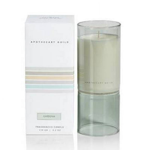 GARDENIA Zodax Delmar Tall Scented Jar Candle - 4.2 oz
