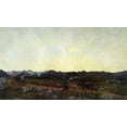thumbnail image 2 of Segantini, Giovanni 24x16 White Modern Wood Framed Museum Art Print Titled - Nature, 2 of 4