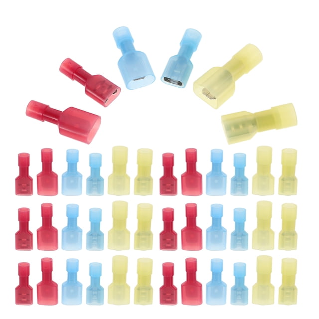TABLZONE 200Ud Kit Terminales Eléctricos Nylon Aislados Colores Surtidos Para Seguras Y Duraderas En Casa