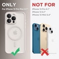 thumbnail image 2 of Magnetic for iPhone 13 Pro Max Case, [Compatible with MagSafe] [Full Camera Protection] Shockproof Protective Slim Translucent Matte Phone Case for iPhone 13 Pro Max 6.7'', Stone, 2 of 14