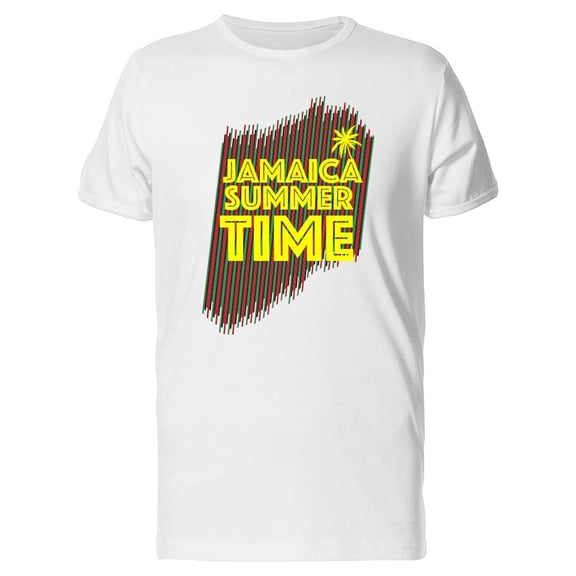 Jamaica Sumertime Colorful Beach Tee Men's -Image by Shutterstock