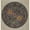Blue, variant on EORC Blue Hand-Tufted Wool Traditional Suzani Rug, 7'9 Round-Color:Blue,Material:Wool