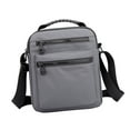 thumbnail image 1 of Bolso de hombre con múltiples bolsillos, bolso de viaje, bolso de mano con cremallera para ciclismo Gris oscuro, 1 of 9