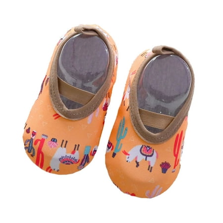 

KIHOUT Clearance Baby Kids Boys Girls Prints The Floor Socks Barefoot Socks Non-Slip Shoes
