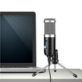 thumbnail image 2 of Youkk USB Condenser Microphone With Stand for Laptop Computer Windows Studio Recording Streaming, 2 of 6