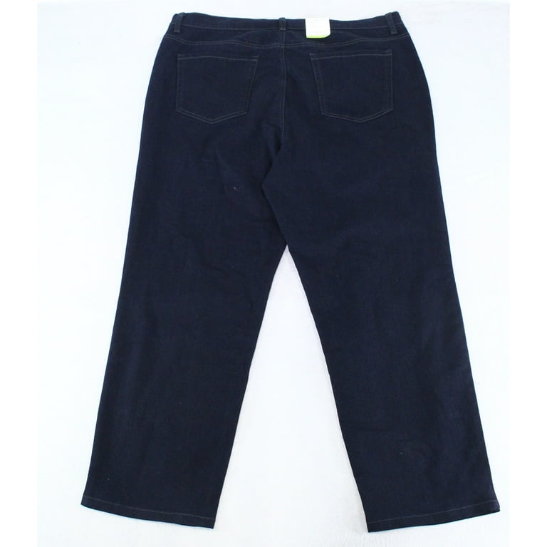 Style & Co Plus & Petite Plus Size Tummy-Control Straight-Leg Jeans Size:  18WP