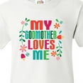 thumbnail image 4 of Inktastic My Godmother Loves Me Girls Youth T-Shirt, 4 of 5