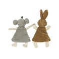 thumbnail image 3 of Dog plush ring squeak toy, 3 of 3