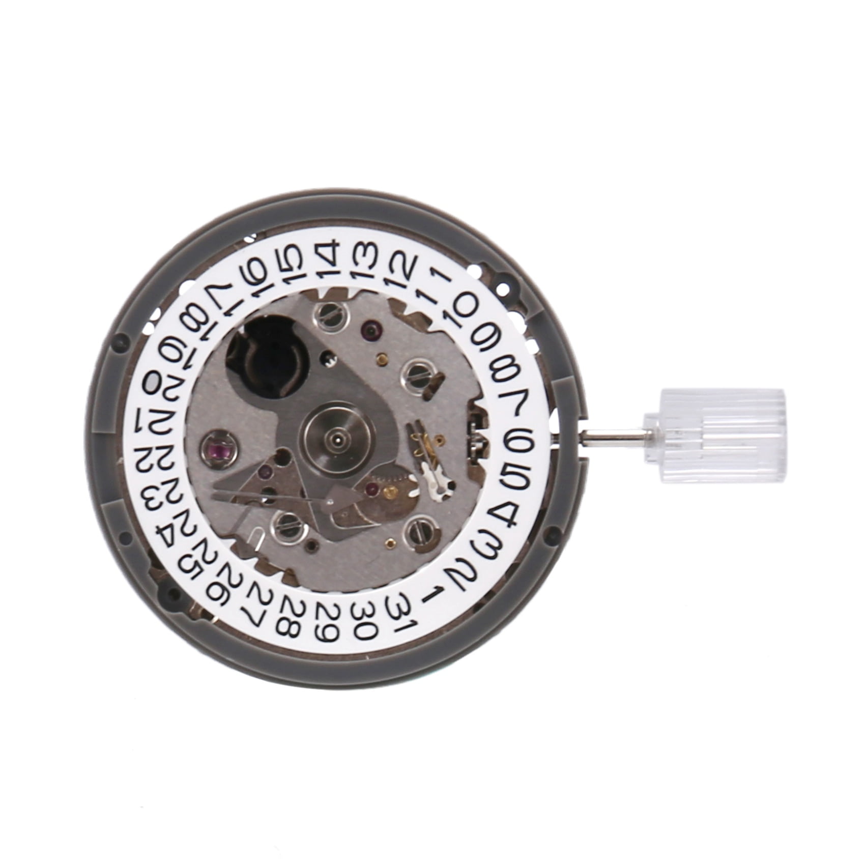 For SEIKO Japan NH35A Mechanical Watch Movement 24 Jewels NH35 Automatic  Mechanism  O'Clock White 