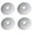 White, variant on Muka Wall Flange Easy Installation 4Pcs Plastic Radiator Escutcheon Water Pipe Drain Line Cover Collar Wall Pipe Cover Decoration-Black-0.70"