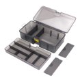 thumbnail image 2 of Fishing Tackle Box Storage Organizer Portable Double Layer Design Lightweight for Outdoor Fishing Trips, 2 of 9