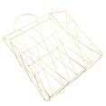 thumbnail image 4 of Cesta organizadora con estante de metal, contenedor de almacenamiento, soporte de exhibición, color dorado, 4 of 8