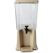 Rubbermaid Commercial Noncarbonated Beverage Dispenser 5gal Clear/Off White 3359CLE