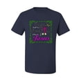 thumbnail image 2 of Wild Bobby, Raised On Sweet Tea & Jesus, Inspirational Christian, Men Graphic Tee, Navy, X-Large, 2 of 5