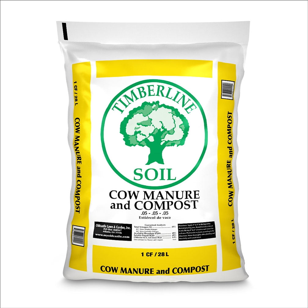 Timberline Cow Manure & Compost Soil, 40lb.