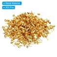 thumbnail image 3 of Uxcell 4.5 x 8 mm Mini Brads para manualidades en papel, 300 piezas de sujetadores de papel redondos, dorado, 3 of 7
