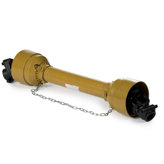 Titan Attachments 31.5" Collapsed Length PTO Shaft, Shear Bolt Included, 1-3/8-In. x 6 Spline on Both Ends