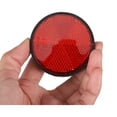 thumbnail image 2 of 4 reflectores delanteros redondos para coche, reflectores de advertencia para motocicleta y bicicleta, 2 of 4