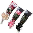 thumbnail image 4 of Halloween Horror Rose Bouquet – Gothic Artificial Roses in Black, Red, or Pink with Blood Splatter Wrap – Creepy Halloween Decor & Gift for Parties, Pranks, Altars, 4 of 5