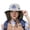 Beige, variant on Summer Solar Powered Cooling Fan Safari Hat with UPF 50 UV Protection Wide Brim Outdoor Fishing Headwear Black