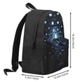 thumbnail image 3 of Tool Band Laptop Backpack Large Capacity Casual Daypack Satchel Bookbag Outdoor Knapsack Rucksack, 3 of 8